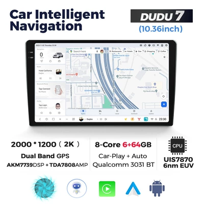 Liangshan Overseas Edition Intelligent DVD Navigation - 1036-inch-dudu7-6-64-eight-nuclear-netcom
