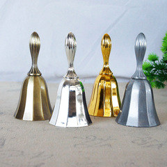 Glossy rose bell hand-touched bell-touched bell yoga bell Christmas retro hand-cranked metal crafts