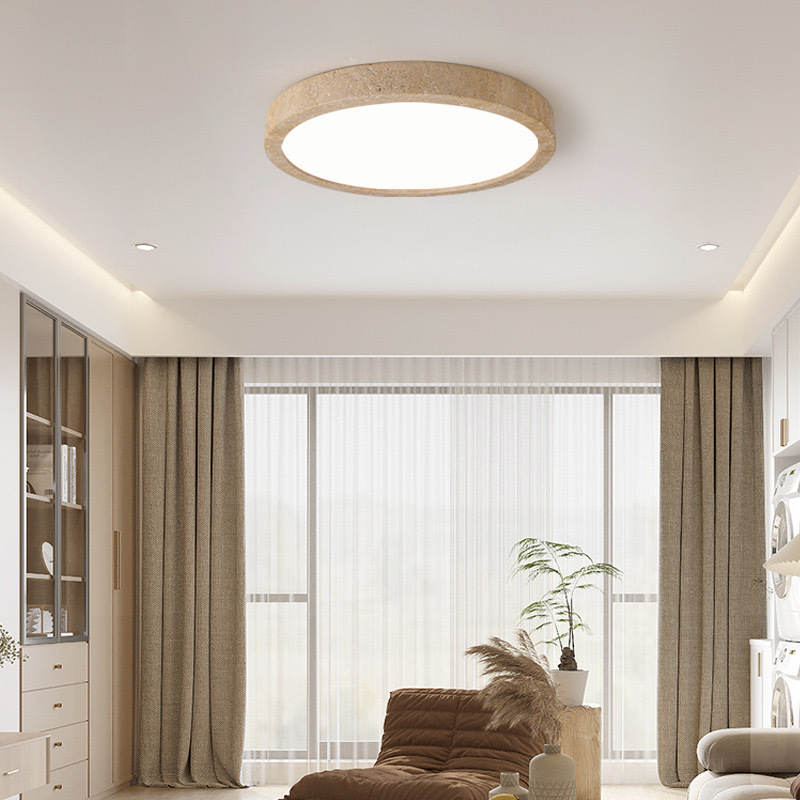 lámpara de techo del comedor, viento, dormitorio japonés, lámpara retro, sala de estar simple, diseño de lámpara de techo de Huang Dongshi.