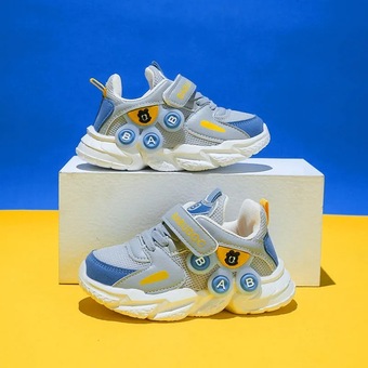 男童鞋子2025春秋季新款运动鞋儿童网鞋跑步女童透气宝宝机能童鞋