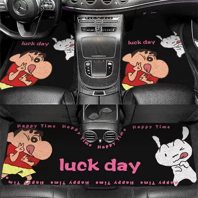 Universal Foot Pad – mat - crayon-shin-chan-luckday-front-foot-mat-5065cm-silk-loop-single-sheet