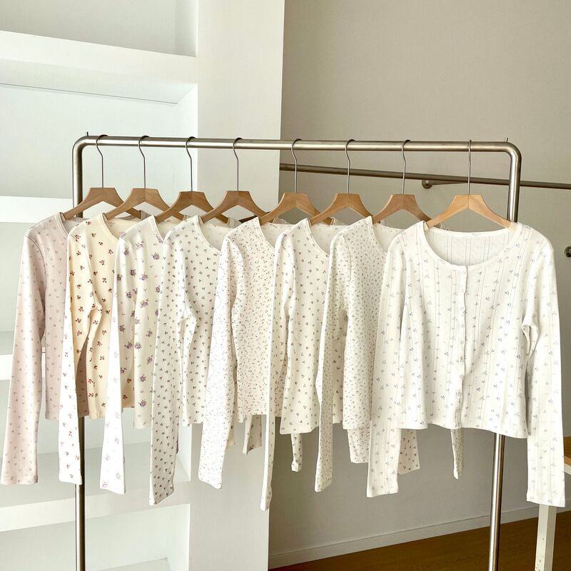 8-Color Versatile Bm Floral Cardigan 8-Color Versatile Bm Floral Cardigan