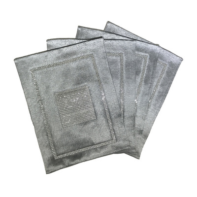 亚马逊速卖通亮钻装饰餐垫30X40cm 桌旗32x180cm等多尺寸定制代发