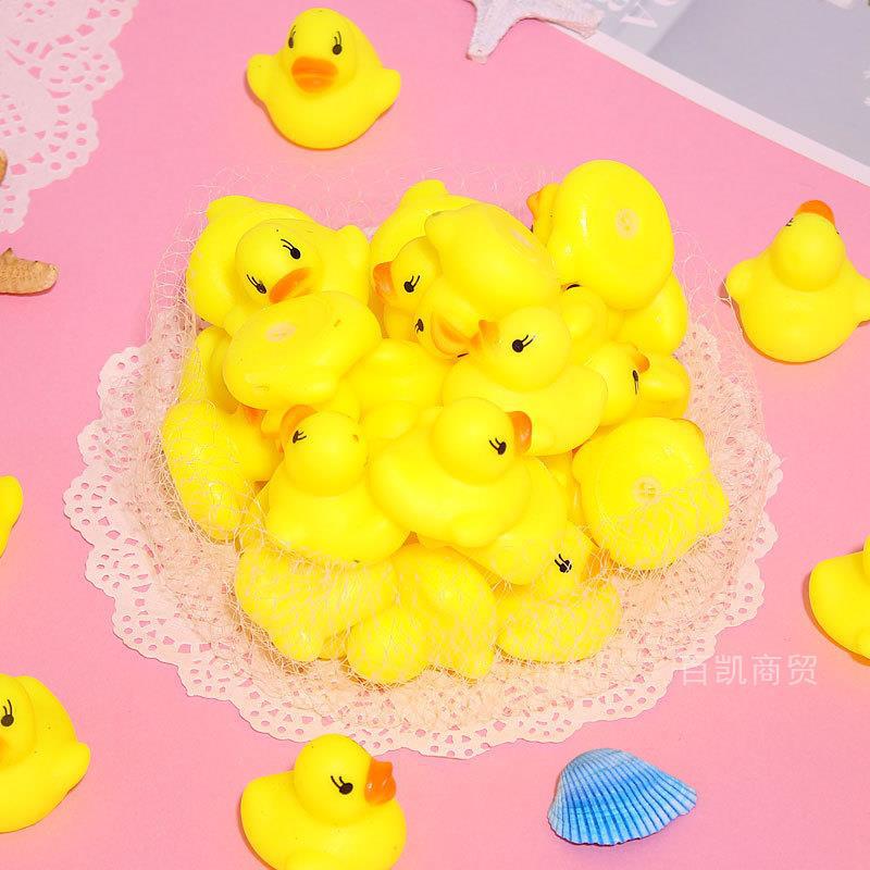 Kids Duckling Toys for Babies Bath Toys for Kids Water Ducks Rubber Ducks Pinch and Quake