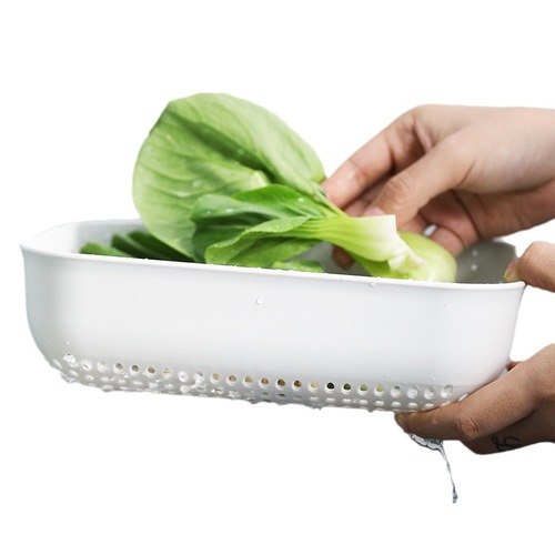 A3006 plastic drain basket kitchen sink three-piece set household vegetable basket creative fruit basin vegetable basket