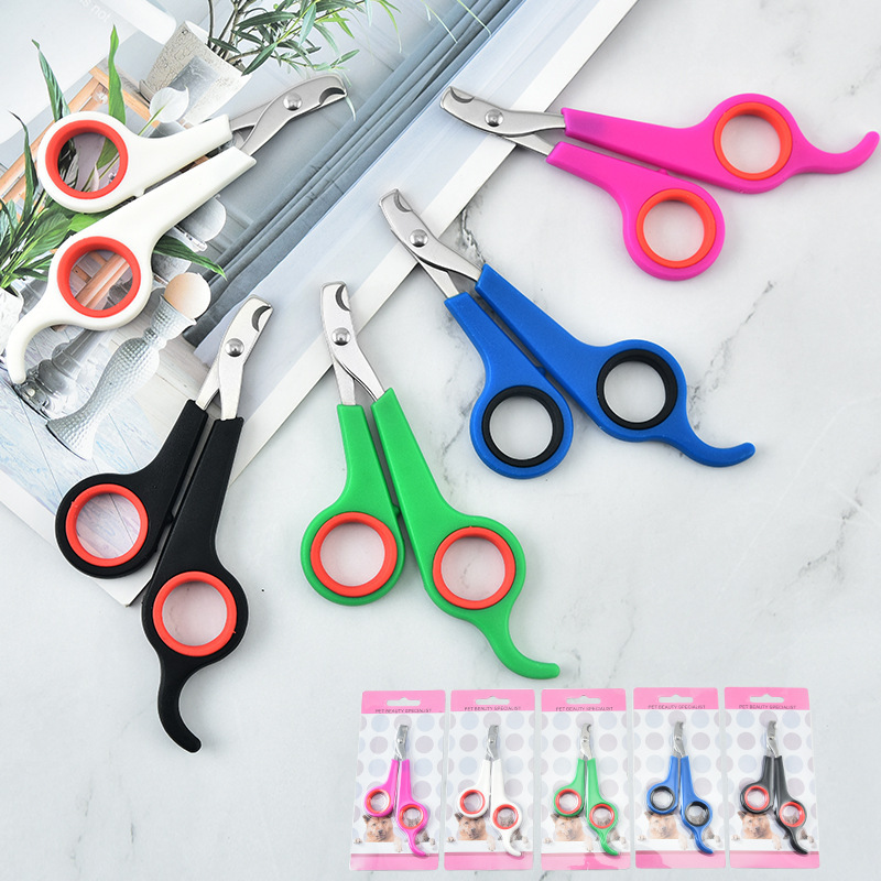 不锈钢猫猫指甲刀 宠物剪狗狗猫咪弯头指甲钳 宠物清洁美容用品|ms