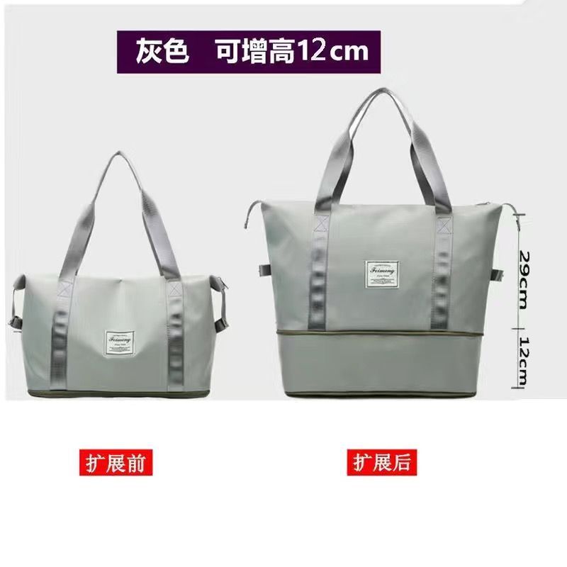 Bolsa de viaje de gran capacidad portátil de gran capacidad polea bolsa de equipaje impermeable en espera de producción bolsa de viaje de negocios corta distancia