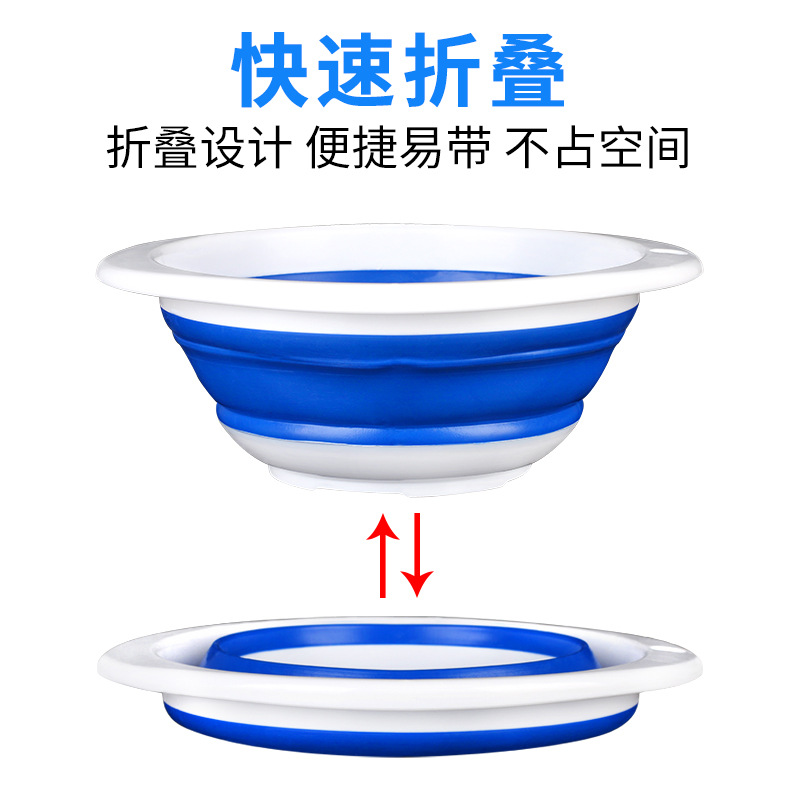 Bait pot bait pelvis can be folded without staining bait disk large bait basin bait bait bait and fishing bait plate 4