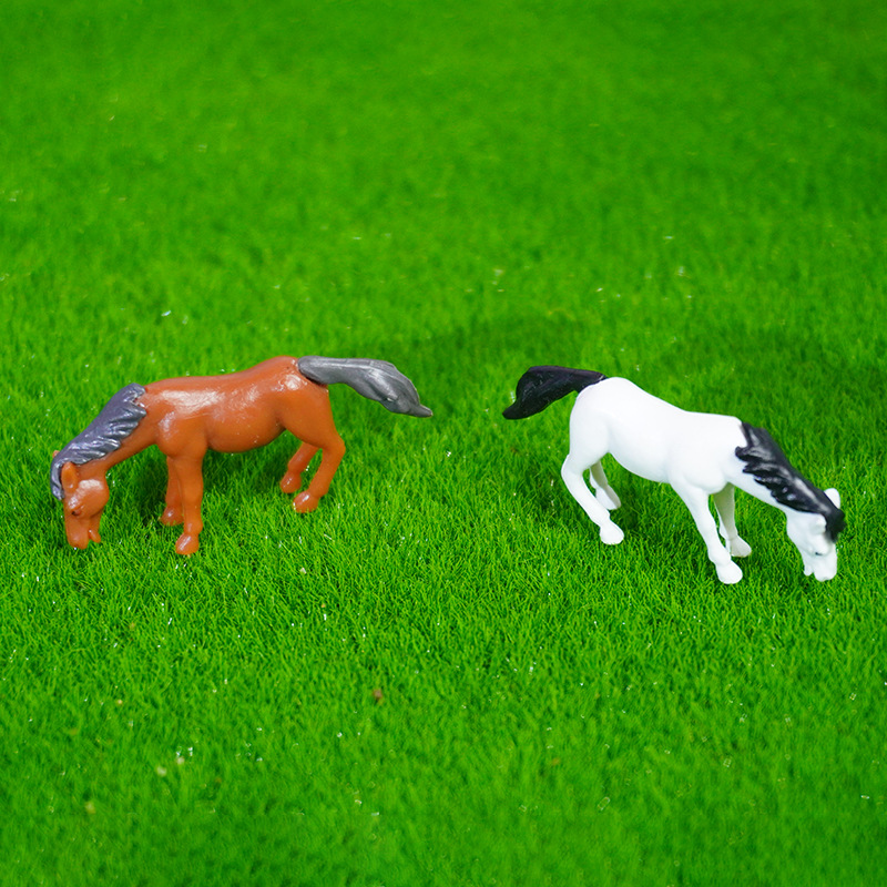 Moss micro paisaje decoración simulación mini nuevo caballo pony PVC muñeca suculento hecho a mano muñeca