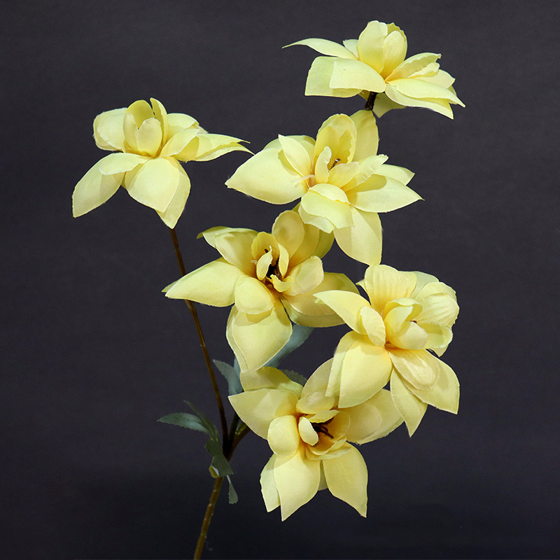 Serie de bodas de rosas amarillas Material floral de simulación Centro comercial de bodas Fondo de decoración de ventana Guía de ruta Arreglo floral Arreglo floral Arreglo floral