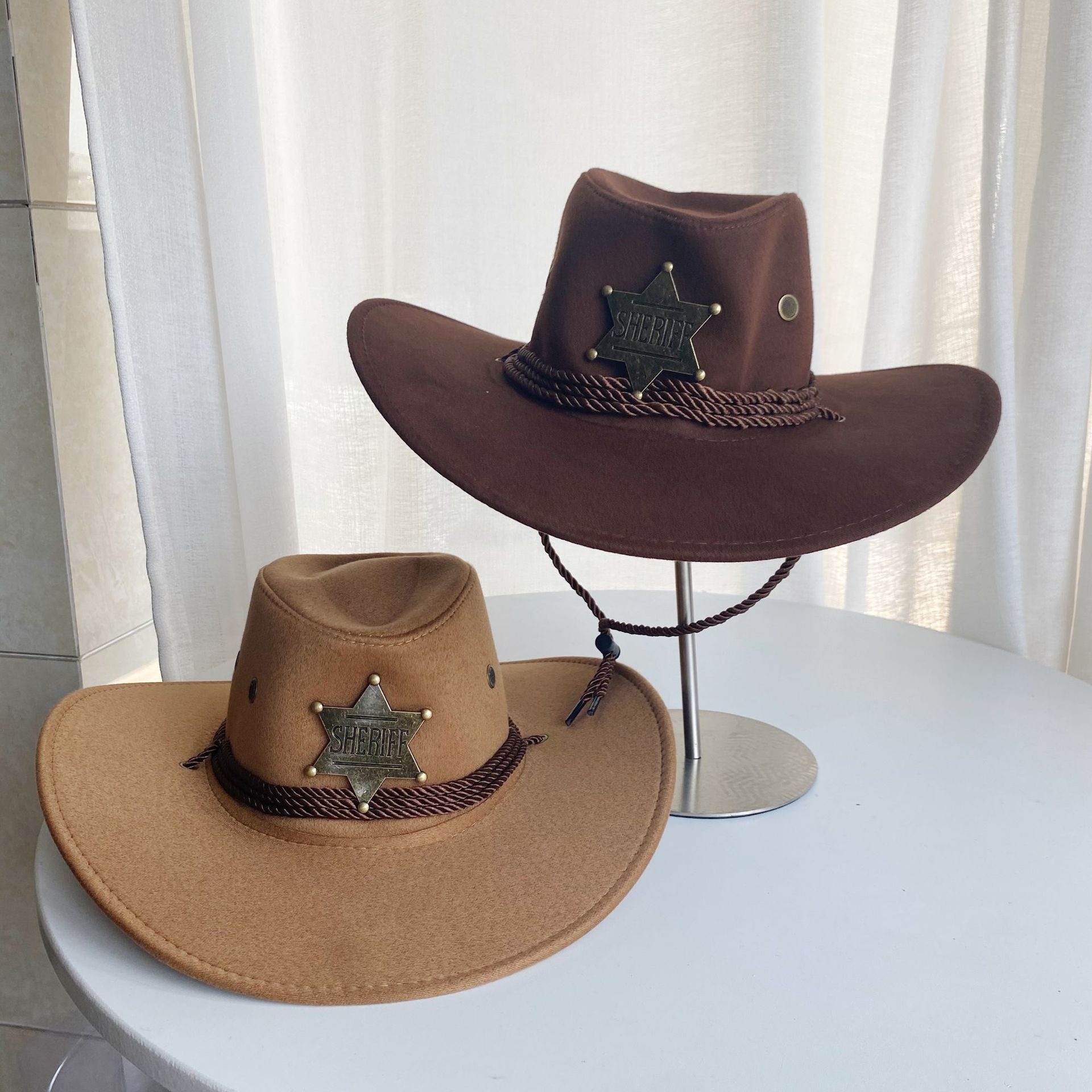 Fashionable denim retro sun hat