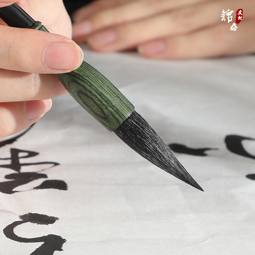 Jianhao brush, Langhao calligraphy practice copybook, 3 pieces of brushes in large, medium and small script, training class student brushes wholesale