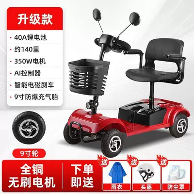 Qatlanan elektrik velosipedlər: Elderly, Household Dual-Seater Mobility - hot-selling-x-lithium-battery-40a-battery-life-about-70-kilometers-full-copper-brushless-motor-9inch-explosion-proof-off-road-tires-awning