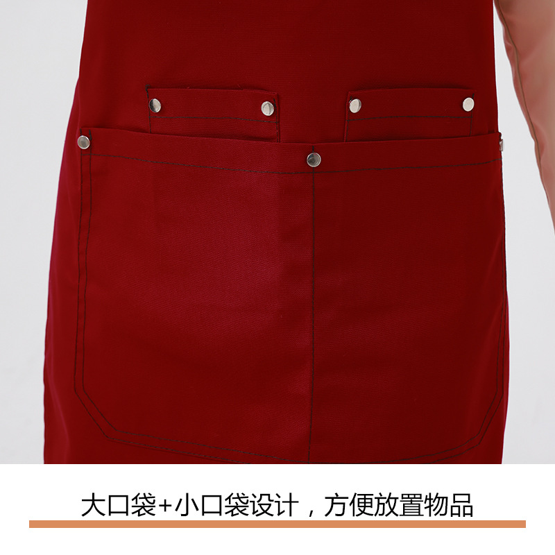 Amazon lienzo delantal impermeable a prueba de aceite leche té café leche té Tienda ropa de trabajo hogar cocina delantal al por mayor