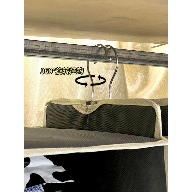 Ly ly Door bed wardrobe rack hanging storage bags for clothes lingerie socks hanging bags for bags for laid goods under women 4
