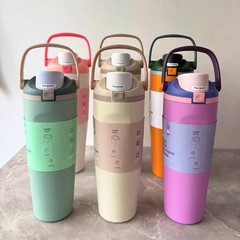 跨境owala30oz冰霸杯304不锈钢保温杯提手大容量汽车杯车载咖啡杯