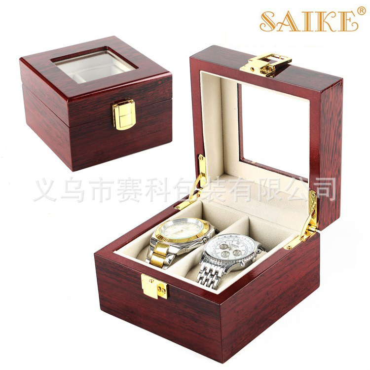 Spot wholesale 2 high-gloss spray paint watch box packaging box watch box paint watch box smart bracelet box