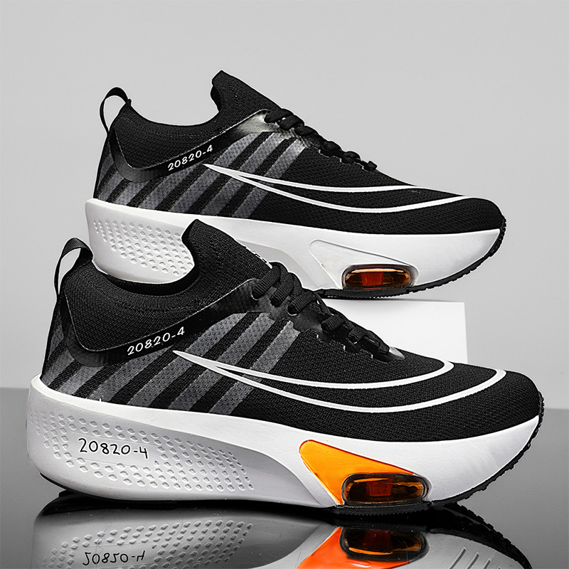 2025 verano tela de malla transpirable amortiguación zapatos para correr hombre y mujer desgaste antideslizante pareja de zapatos deportivos con cojín de aire casuales