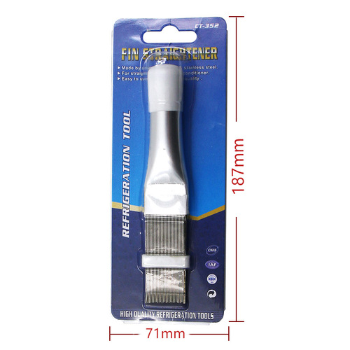 Wholesale stainless steel fin comb, air conditioning fin condenser comb, refrigeration repair tool warp cleaning brush