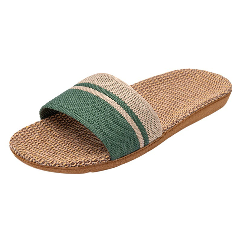 Тапочки Four Seasons Льняные тапочки Женские домашние дышащие домашние легкие Новые тапочки Домашняя обувь Тапочки оптом