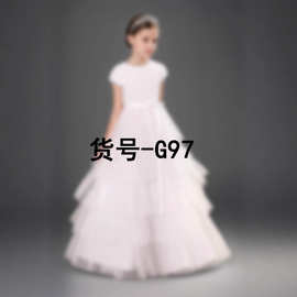 货号-G97专拍链接儿童礼服公主裙仙气小礼服设计感主持人蛋糕裙