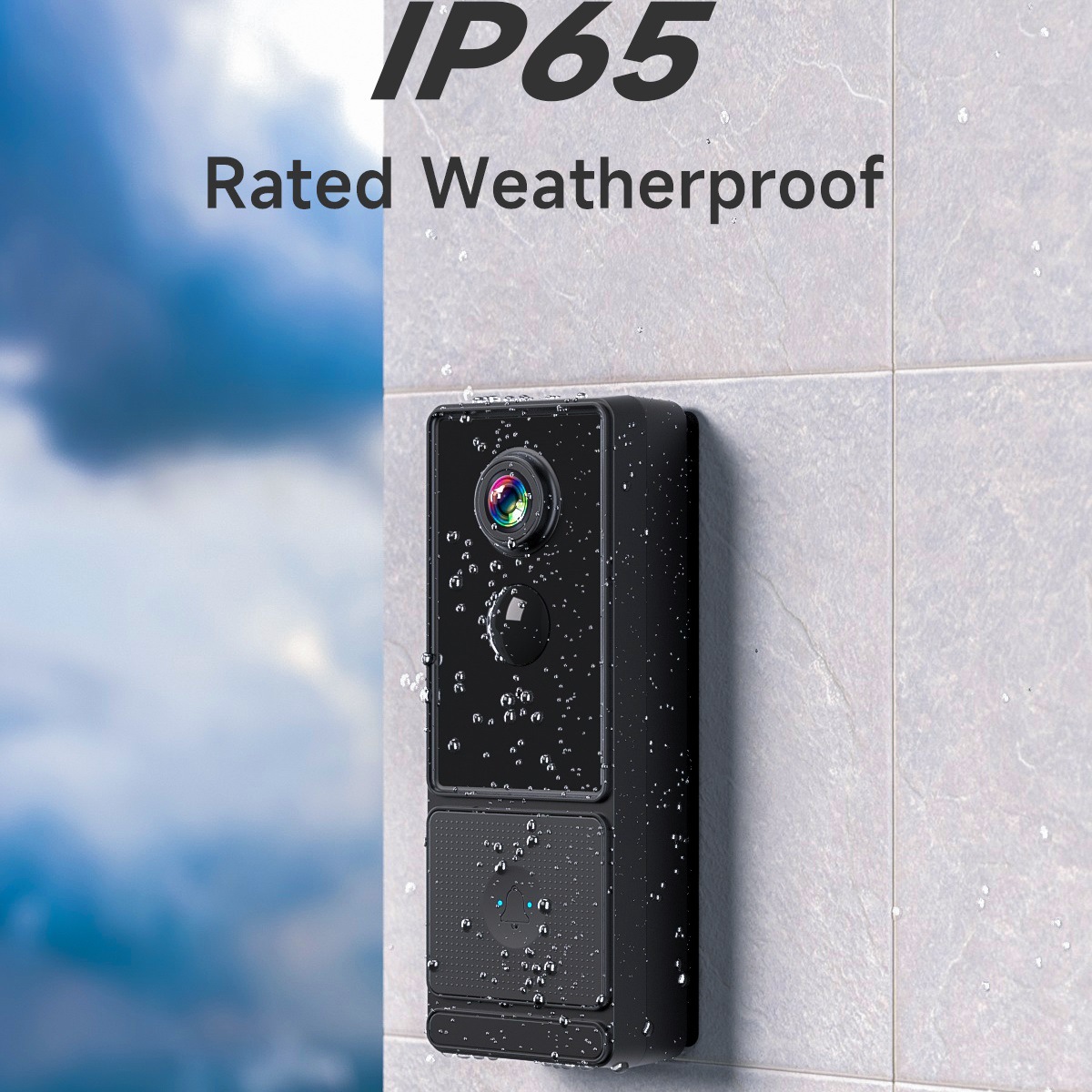 Transfronterizo MR03 inteligente inalámbrico video timbre cámara de vigilancia gato ojo Punch-libre casa de dos vías de intercomunicación en stock