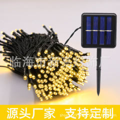 メーカー卸売り太陽光灯串彩灯クリスマス装飾灯屋外防水灯串led灯串雰囲気灯
