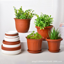 厂家批发塑料花盆加厚耐用育苗园艺加仑盆大号绿萝盆栽绿植蝴蝶兰