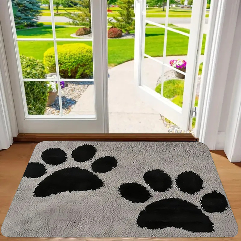 Alfombra de franela estampada, estilo playa, antideslizante, resistente a la suciedad, resistente al desgaste, alfombra para la entrada, dropshipping transfronterizo Y2.