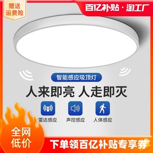led induction light stair light ceiling light aisle corridor corridor infrared human body automatic induction radar sound control light