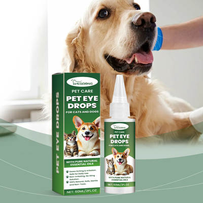 Yegbong Pet Eye Drops Dog Tear Trap Cleaning Pet Eye Drops Cat Eye Cleaning Supplies