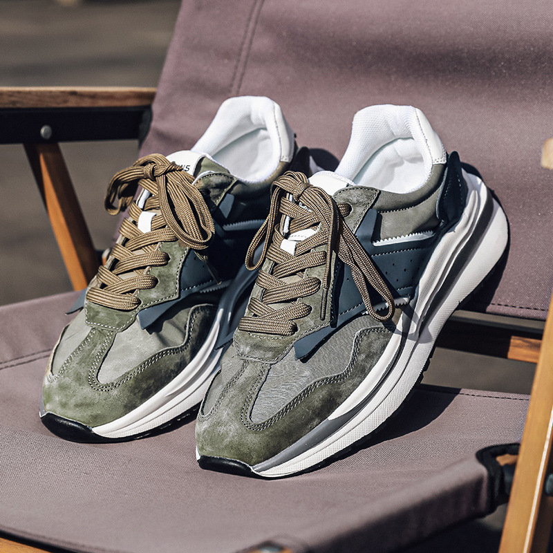 TikTok Fast Hand Live Broadcast New National Fashion Outdoor Show Students Flying Weaving Breathable Sports Torre Shoes Old Men's Shoes