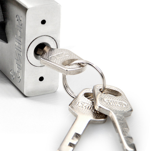 Padlock pass-through anti-theft, anti-pry, anti-rust household locks, door locks, small small locks, dormitory cabinet locks