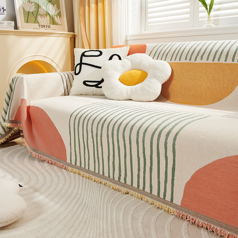 Nordic anti-rasguño gato sofá toalla cubierta sofá cubierta completa tela antideslizante cubierta estera Four Seasons universal Manta