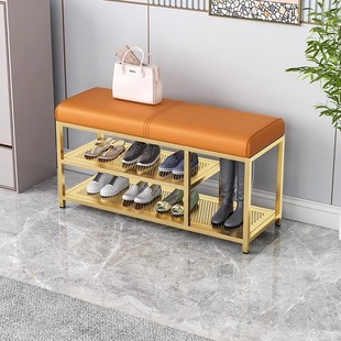 Nordic Style Shoe Changing Stool Entrance Household Simple Doorway Entrance Door Shoe Stool Sitting Shoe Stool Light Luxury Integrated Shoe Cabinet