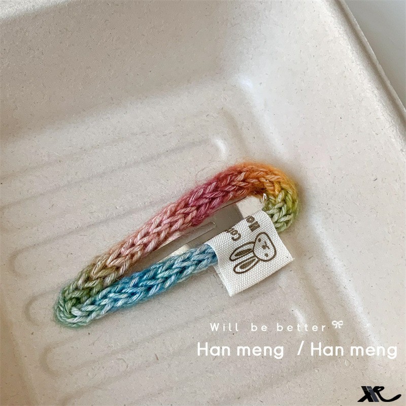 컬러풀한 울 워터드롭 BB클립