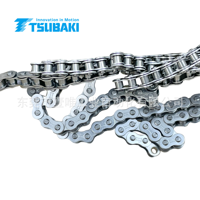 椿本TSUBAKI单排传动18-8不锈钢短节距滚子传动链RS11-SS-1