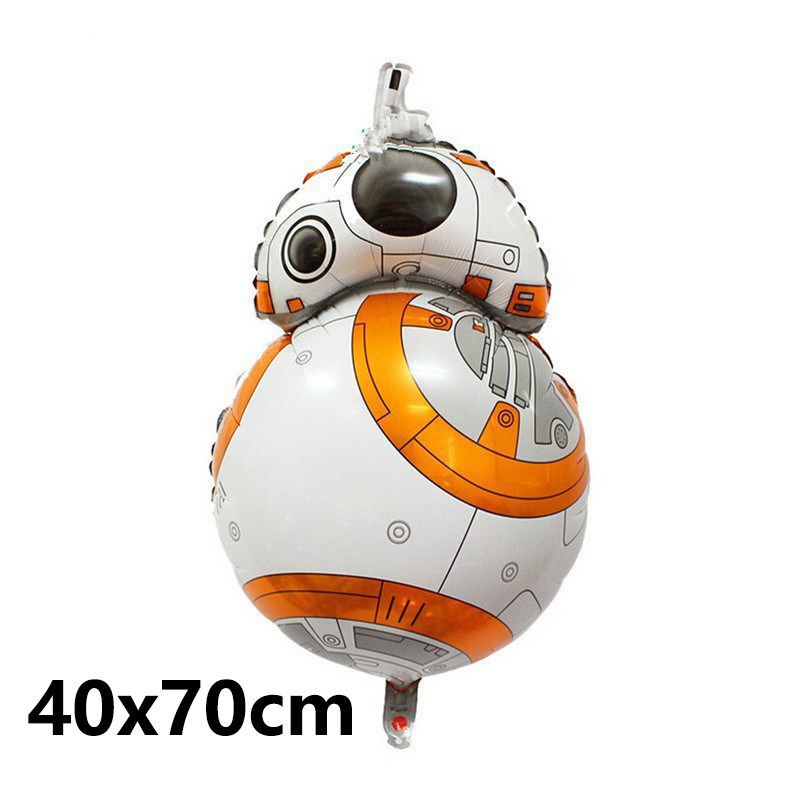 Serie espacial globo de película de aluminio cohete astronauta robot niño bebé cumpleaños fiesta decoración globo