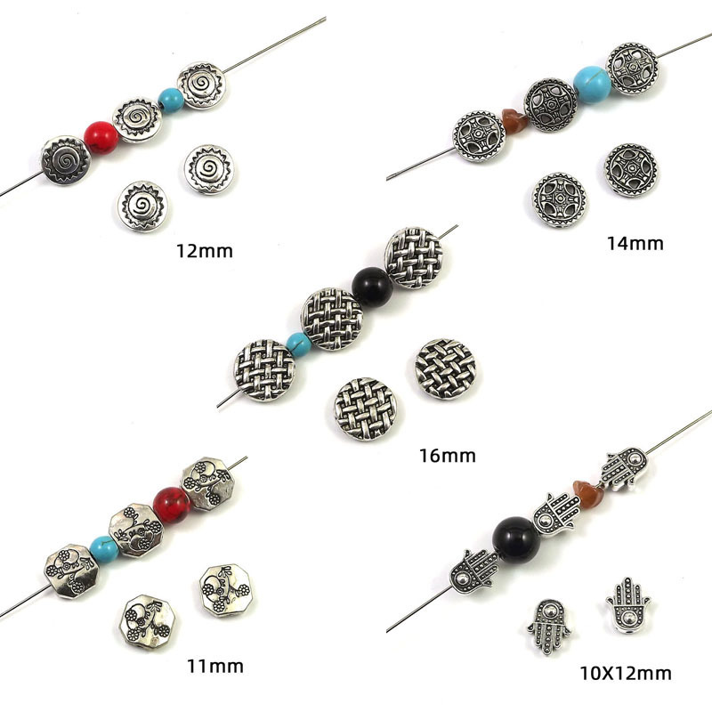 Ethnic Style Miao Silver Xizang Silver Jewelry Retro Middle Eastern Indian Style Bohemian Exotic Style Alloy Jewelry Accessories