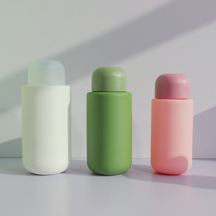 Ruyi 200Ml250Ml350Ml Plush Shampoo Bottle Frosted Qianqiu Cap Bottle Squeeze Bottle Body Lotion Bottle