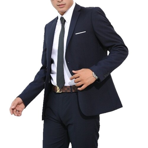Men's suit, business formal suit, top, vest, western trousers, three-piece suit, slim fit, student work best man suit