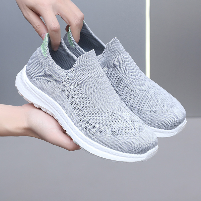 Shoes for Men 2025 Spring New Non-Slip Wear-Resistant Mesh Breathable Men's Shoes Fashionable and Versatile Slip-On Sneakers