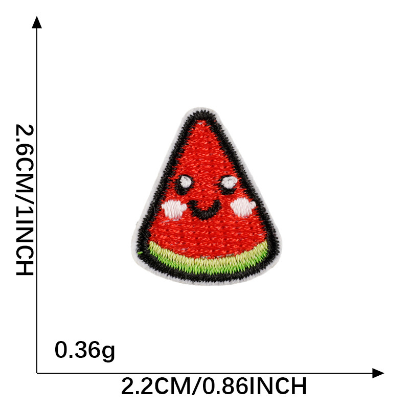メーカー既製漫画食品刺繍ステッカー diy 衣類アクセサリー装飾アイロンパッチ한국 Wappen 布ステッカー|undefined