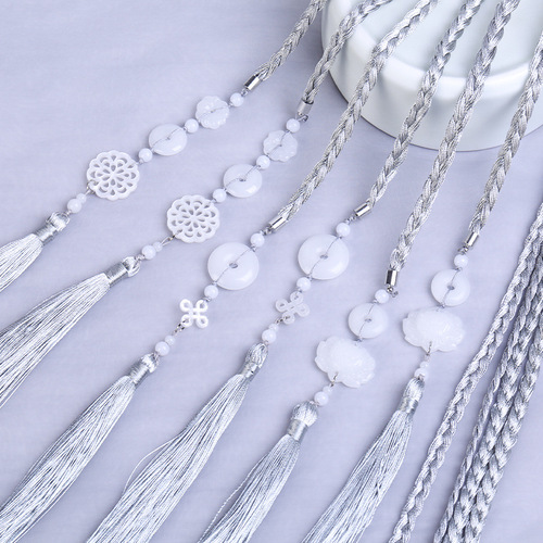 Hanfu palace sash, tassel waist rope, ancient style belt, women's ancient costume, forbidden step skirt, falling skirt, jade pendant, waist pendant, waist accessories