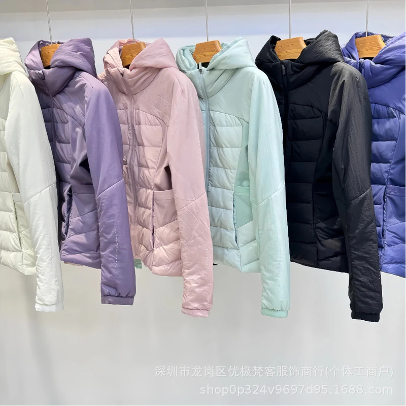 90% Down, Same Style as Big Brand, Short Slim-Fit down Jacket, Lightweight, Sporty, Slimming Effect, Qsqs Lulu down Coat, Wholesale