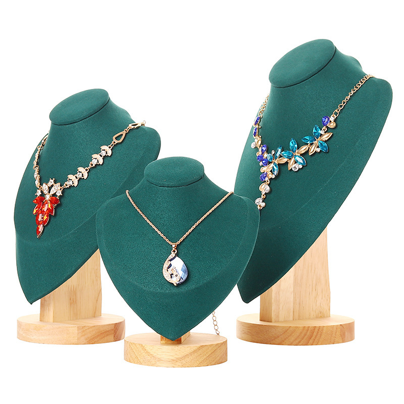 Modern Style Simple Style Portrait Solid Wood Jewelry Rack display picture 2