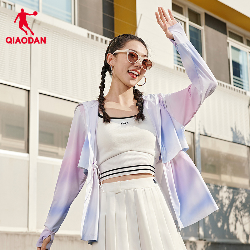 Jordan Ice-Skin Sunscreen Jacket with Waist Drawstring for Girls, 2026 Summer New Model, Same Style as in Shopping Malls, Official Genuine Product