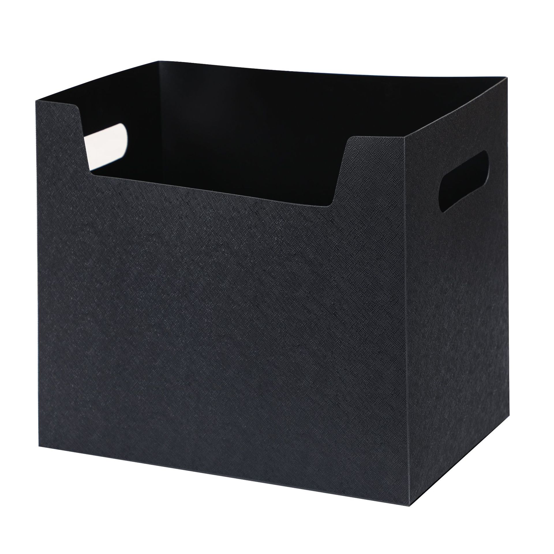 Minimalist Solid Colour Desktop Organiser Japanese Style Basket_voghion.com