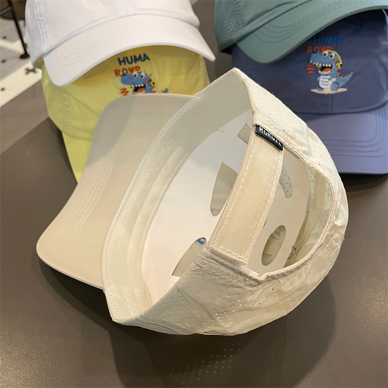 Sombrero para niños verano versión coreana de la gorra de todo fósforo delgada de secado rápido para hombres y mujeres, sombrilla linda para bebés, gorra de béisbol transpirable