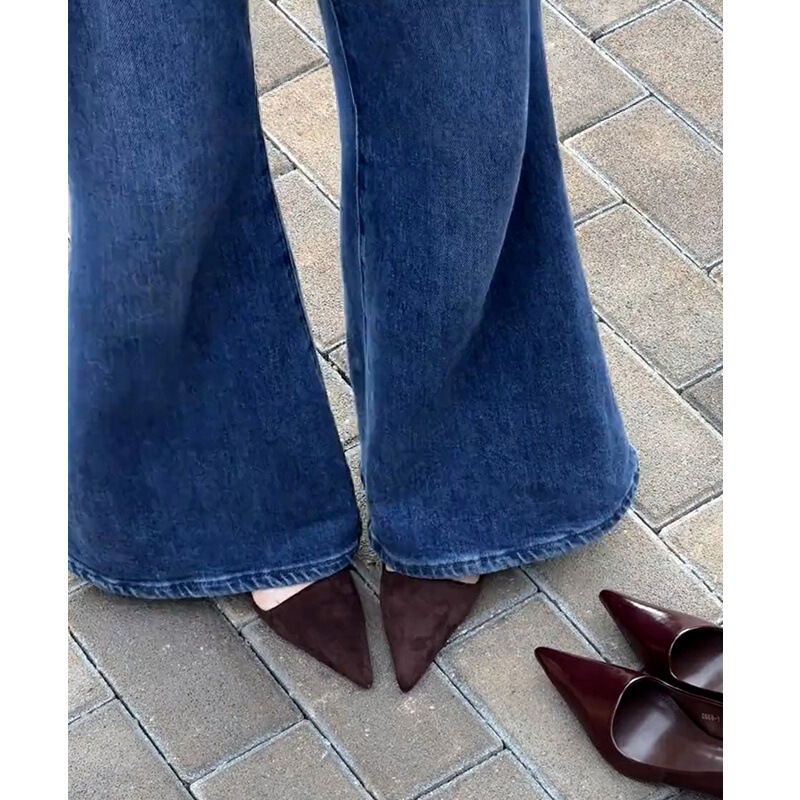 French-Style Kitten Heel High Heels for Women, 2026 New Model, Thin Heel, Pointed Toe, Shallow Slip-On, Elegant Commuter Low-Heel Shoes